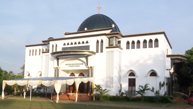 Interior Masjid Baiturrahim Tangerang